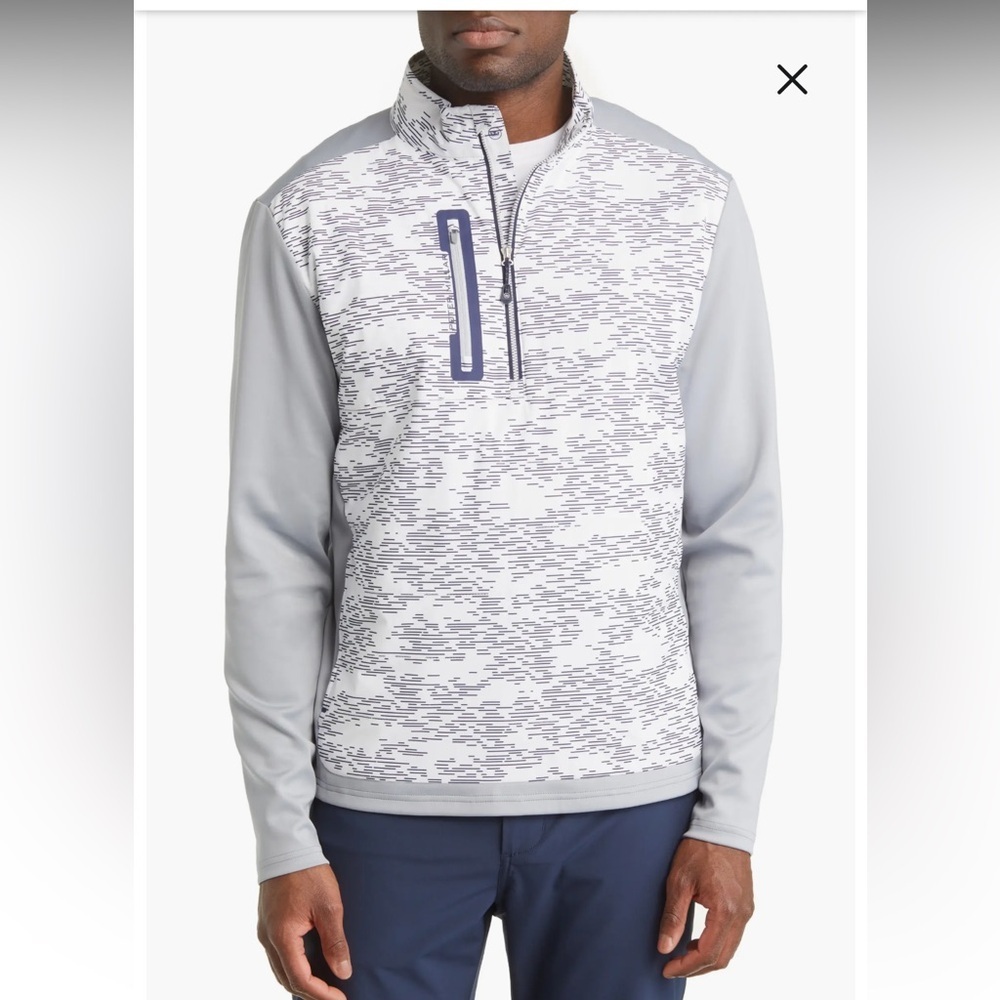 Peter Millar Weld Elite Hybrid Wind & Water Resistant Half Zip Pullover